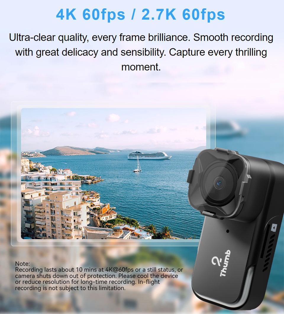 Drone Camera Hd - Nuova versione RunCam Thumb 2 4K