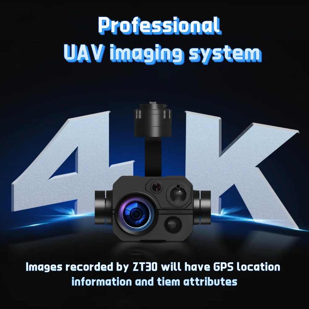 Drone Camera With Gimbal - 2026 NewT30 Gimbal Camera Dr-one con