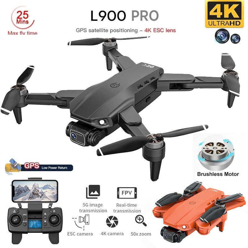 Drone Camera Professional - L900 Pro GPS Drone 4K Professionale