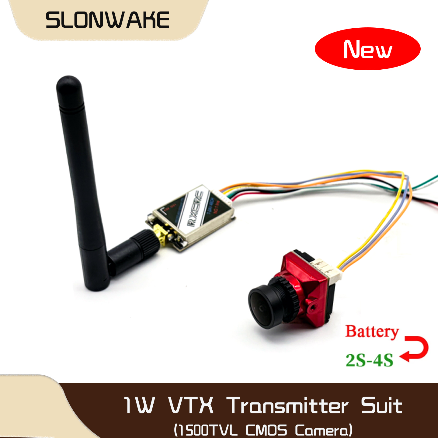 Drone Camera Lens - SLONWAKE Trasmettitore Video Regolabile 5.8G 48CH