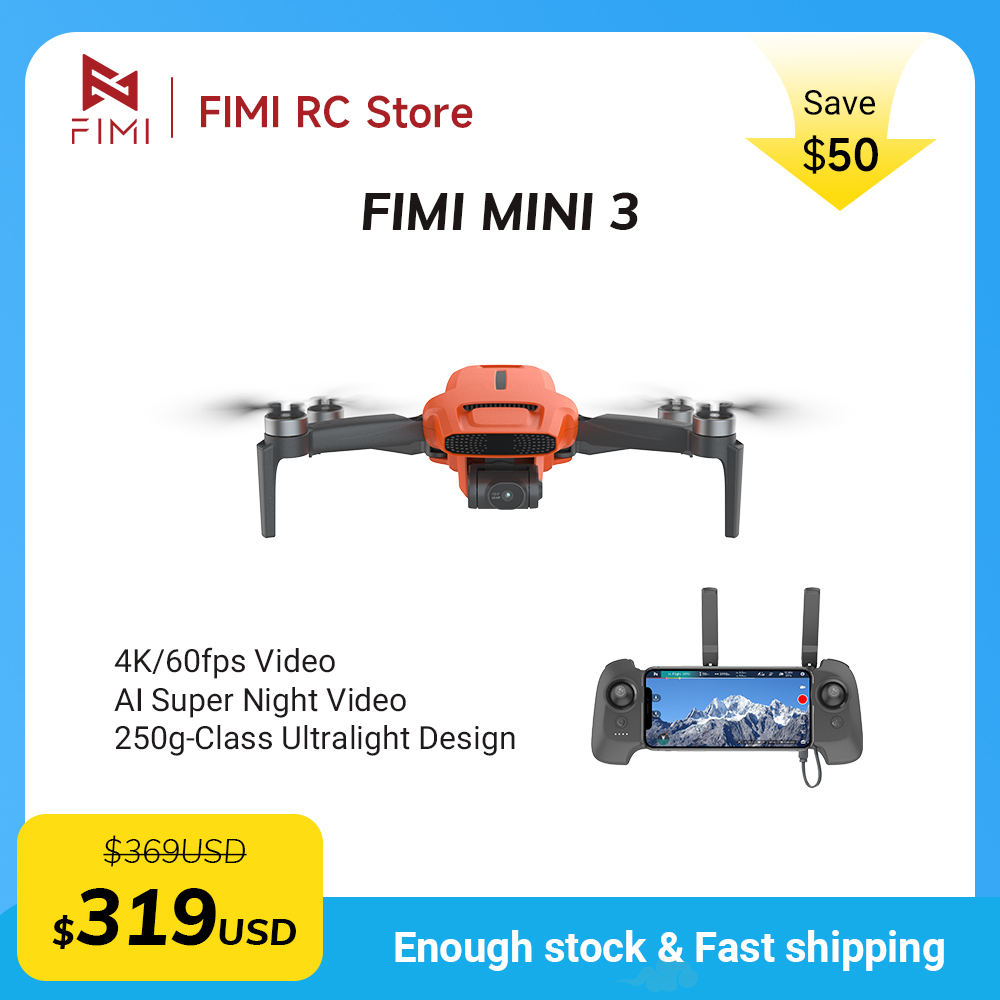FIMI MINI 3 Drone con Telecame - Drone Camera With Gimbal recensione e prezzo