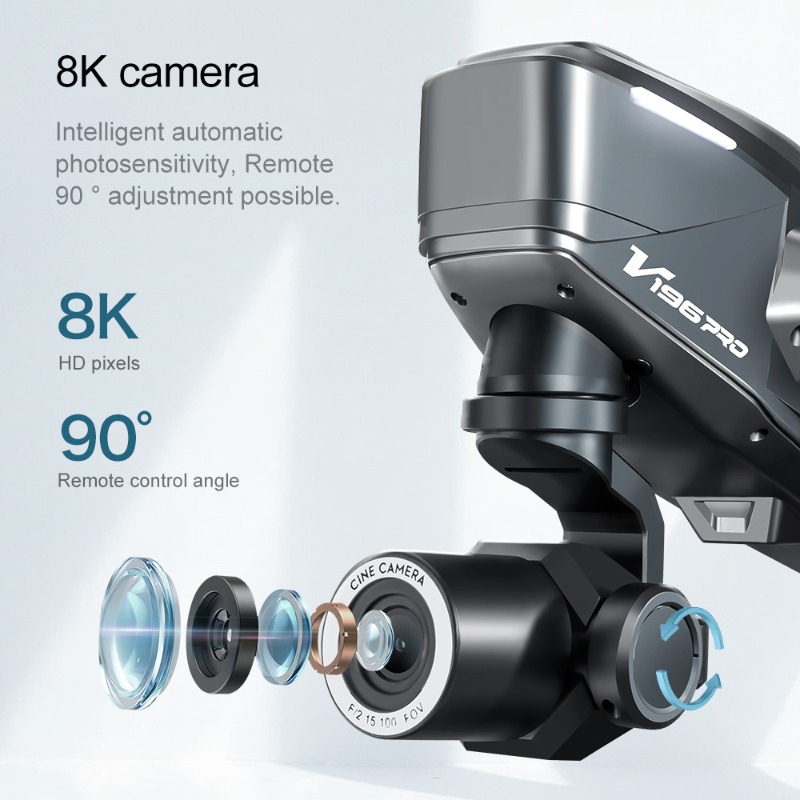 2025 V196 Evitamento automatic - Drone Camera With Gimbal recensione e prezzo